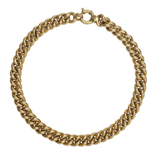 AN ITALIAN GOLD NECKLACE BY UNOAERRE