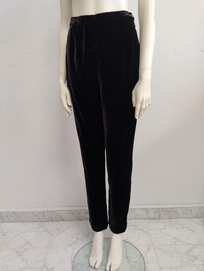 ANNA MOLINARI BLUMARINE Velvet trousers Size "M"