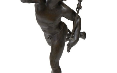 After Giambologna (Italian, 1529-1628), "Mercury Standing on the Breath of Zeus," Overall- H.- 39
