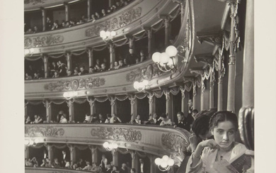 Alfred Eisenstaedt, American/German 1898-1995, Premiere at la Scala, Milan,1934; photographic...