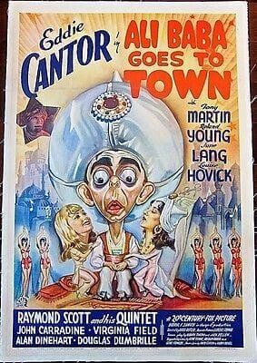Ali Baba Goes To Town - Cantor (1937) US One Sheet