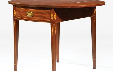 American Federal-Style Inlaid Mahogany Pembroke Table
