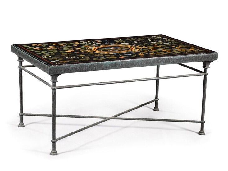 An Italian scagliola table top, Florence, second half 19th century