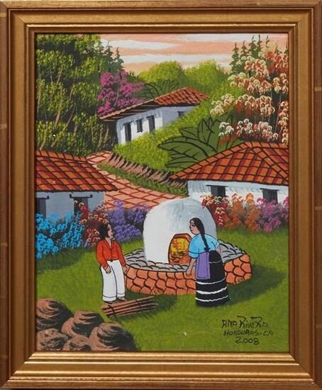 Ana Rivera (Honduran), "Couple at the Oven," 2008