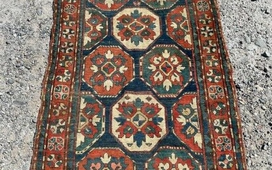 Antique Caucasian Area Carpet, 7ft x 3ft 8in