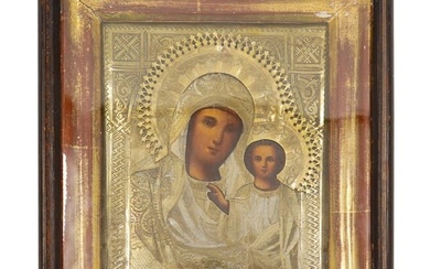 Antique Frame Religious Russian Icon