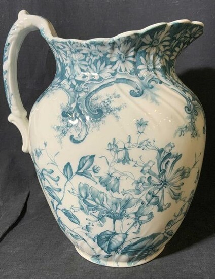 Antique Porcelain FURNIVALS Pitcher, England