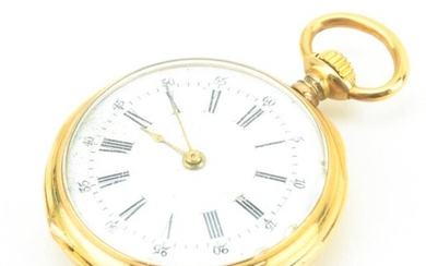 Antique Zentler Freres Geneve 18kt Gold Watch