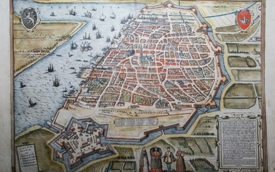 Antwerpen; George Braun and Franz Hogenberg - 1572