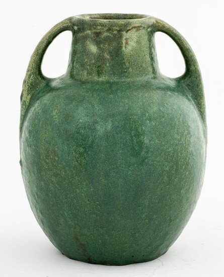 Arts & Crafts Fulper Pottery Green Vase