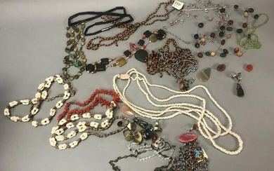 Assorted Beaded Necklaces, Rings and Earrings