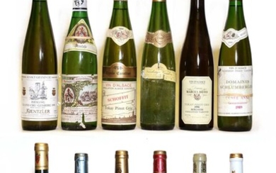 Assorted German and Alsatian: Tokay Pinot Gris, Schoffit, 1994, one bottle and 11 various others