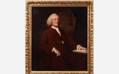 Attributed to Mason Chamberlin (English,1727-1787), An unrecorded portrait of Benjamin Franklin (1706-1790), circa 1778