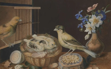 Augusta Innes Withers, British 1792-1877- The Nursery; watercolour and bodycolour...