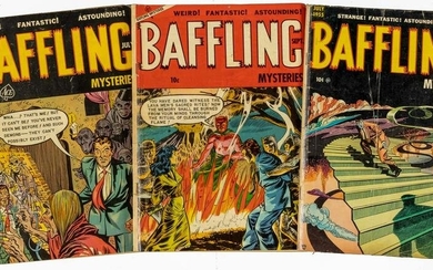BAFFLING MYSTERIES #s 16, 17 & 25 * Lot of 3 ACE Comics