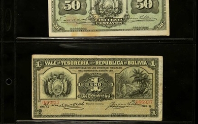 BOLIVIA. Complete Collection 1902-1945. Every Major Issued Type. Mixed Grades.