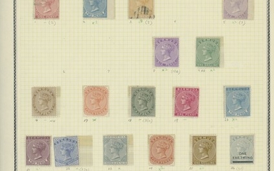 Bermuda 1865-1970 mainly mint collection on Scott pages including 1865-1903 CC 2d. blue and pe...