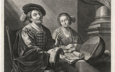 Bolswert, Schelte Adams (um 1586 Bolsward - 1659 Antwerpen)Das singende Paar
