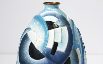 Camille FAURÉ 1874-1956 Vase forme «Primerose» - circa 1970
