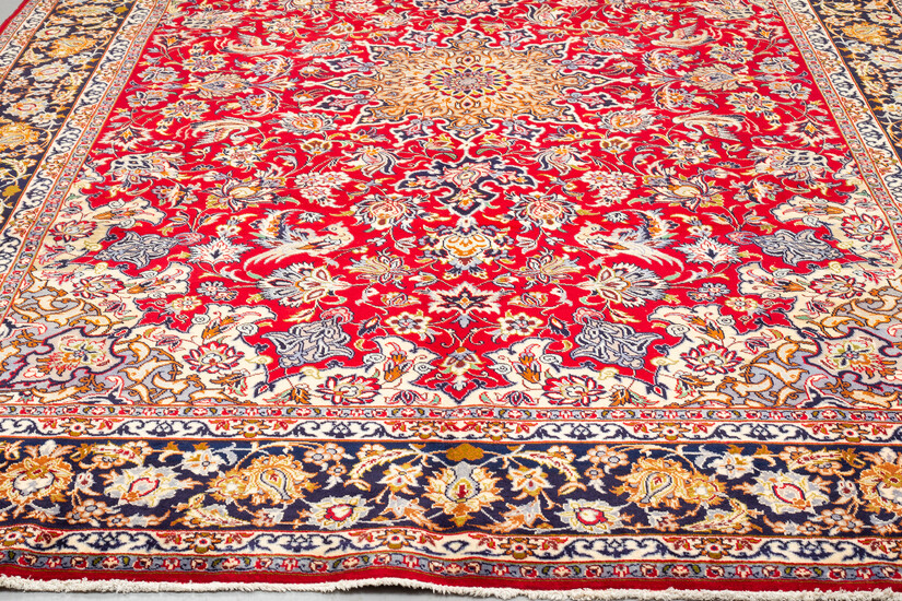 Carpet, Najafabad, ca 400 x 297 cm.