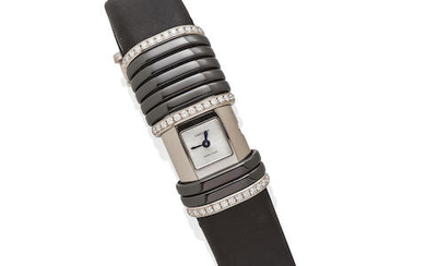 Cartier: White Gold, Titanium and Diamond "Déclaration" Wristwatch