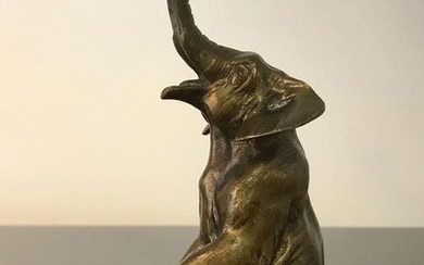 Charles PAILLET (1871-1937) Elephant Sculpture...