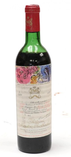 Château Mouton Rothschild Pauillac 1970 (one bottle)