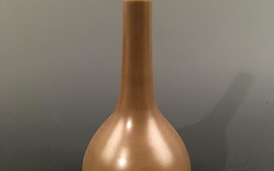 Chinese Teadust Glazed Vase