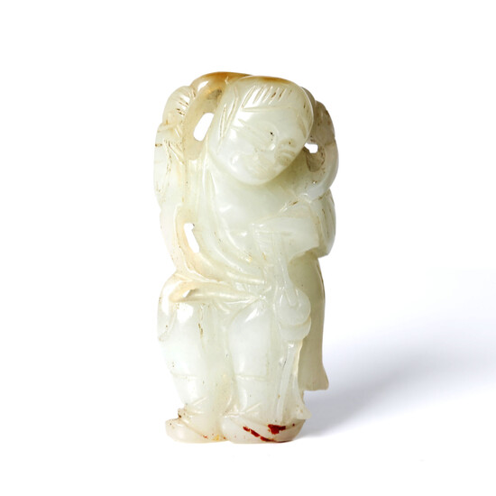 Chinese, , white jade . Early Qing dyn., 17th cen
