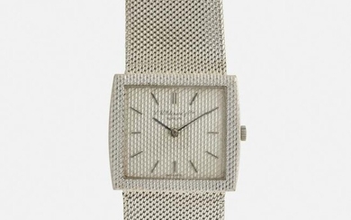 Chopard, 'Integrated Bracelet' white gold watch
