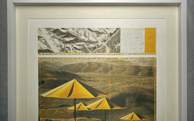 Christo (1935 - 2020), ''The Umbrellas - Joint Project for Japan and USA (Yellow)"