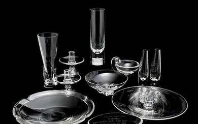 Collection of Steuben Tableware Articles