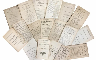 Collection of Various c.18th & 19th Century Pamphlets.