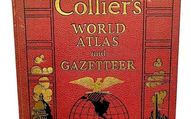 Collier's World Atlas And Gazetteer Published 1935 & 1936 By P.F. Collier & Son Corporation