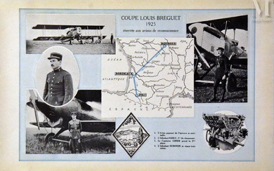 Coupe Louis Breguet 1925 Réservé aux Avions de Reconnaissance Sahuc Girier Duroyon Coupe Louis Breguet 1925 Réservé aux Avions de Reconnaissance Sahuc Girier Duroyon