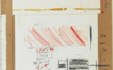 Cy Twombly (1928-2011) Mixed Media & Collage