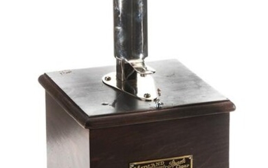 Dark wood case Cigar Lighter, Model L, marked "Midland