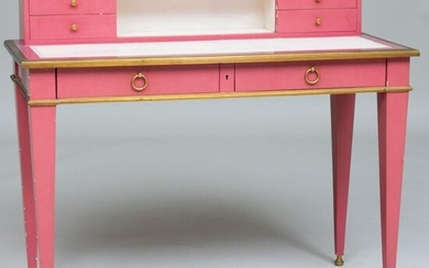 Directoire Style Brass-Mounted Lacquer Desk