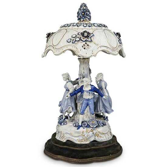 Dresden Von Schierholz Porcelain Table Lamp