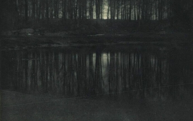 EDWARD STEICHEN (1879-1973) Moonlight: The Pond * Road