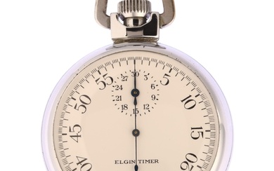 ELGIN - a Second World War Period chrome plated US Navy Elgi...