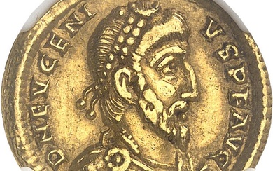 EMPIRE ROMAIN - ROMAN Eugène (392-394). Solidus ND, Lyon. NGC...