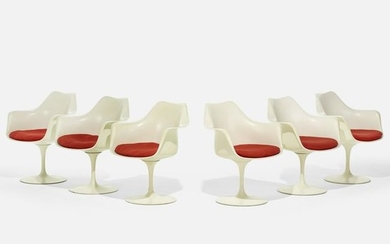 Eero Saarinen, Tulip armchairs model 150, set of six
