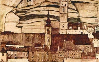Egon Schiele - Stone On The Danube Ii