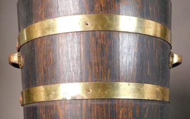 English 18th /19th C. Brass Bound Oak Bucket