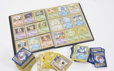 Ensemble de cartes Pokémon 1999 de 1/102 a 102/102 dans un classeur. + Doublons 1ère...