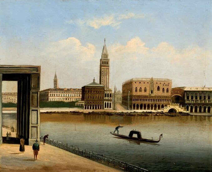 Escuela Europea S. XVIII. Vista de Venecia