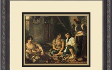 Eugene Delacroix The Women of Algiers Custom Framed Print