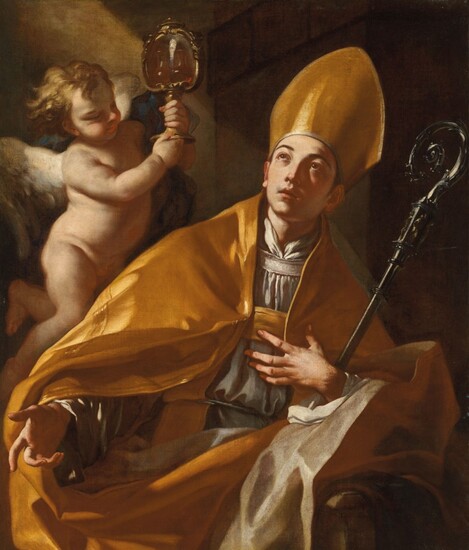 FRANCESCO SOLIMENA (CANALE DI SERINO 1657-1747 BARRA), The miracle of San Gennaro
