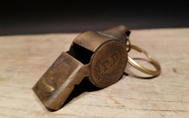 Fireman Fire Fighter Whistle F.D